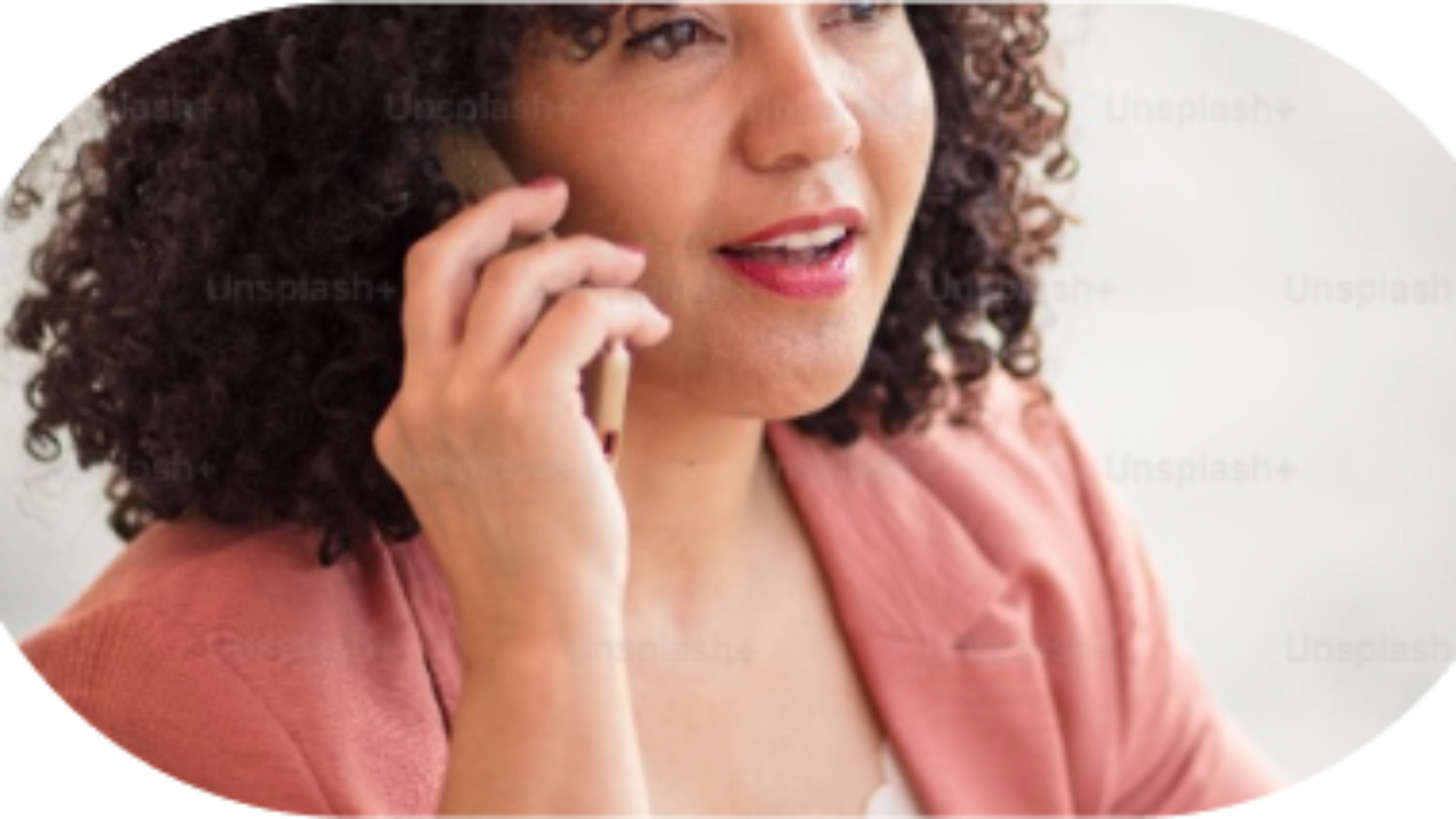 Lady on a mobile phone